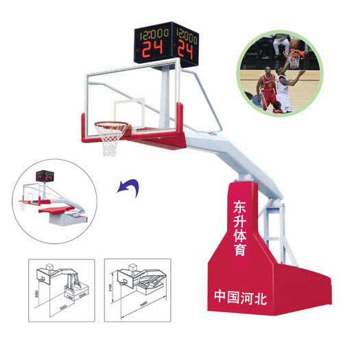 DS-1001豪华电动液压篮球架